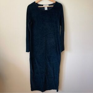 Vintage Cotton Blend Black Dress M Whimsigoth